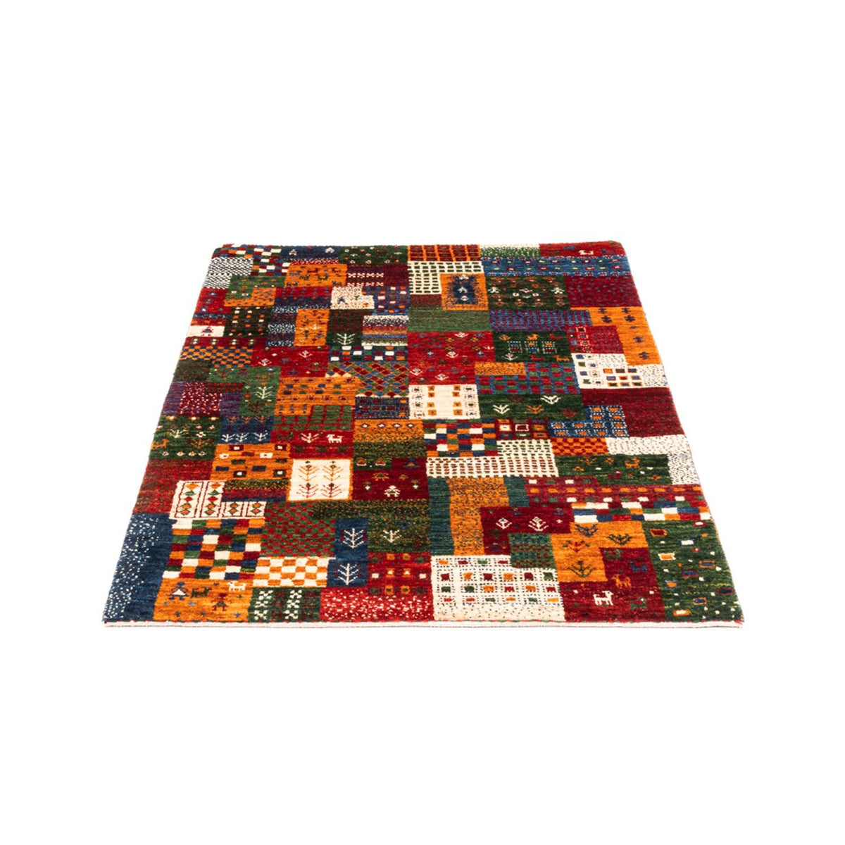 Tapis Gabbeh - Loribaft Persan - Royal - 134 x 85 cm - multicolore