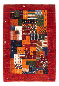 Tapis Gabbeh - Loribaft Persan - Royal - 125 x 93 cm - multicolore