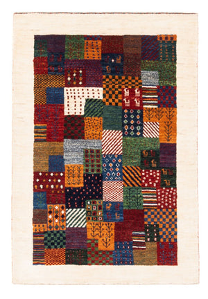 Tapis Gabbeh - Loribaft Persan - Royal - 124 x 85 cm - multicolore