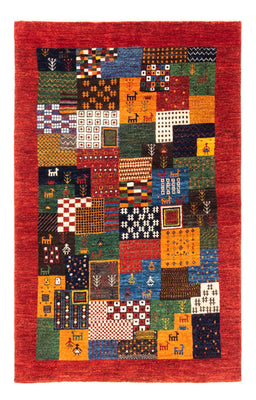 Tapis Gabbeh - Loribaft Persan - Royal - 146 x 97 cm - multicolore