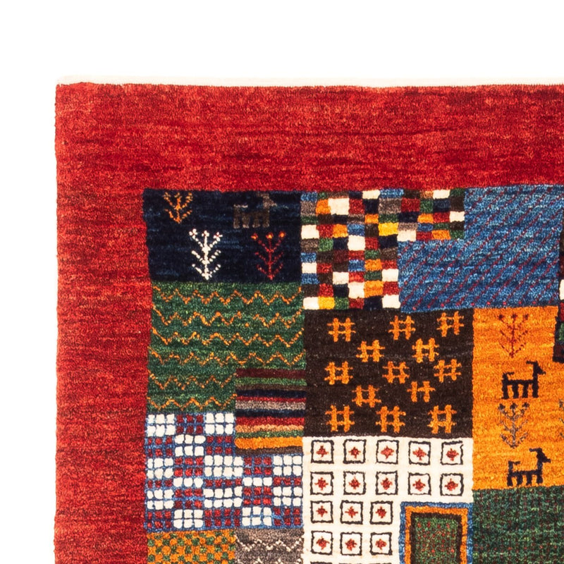 Tapis Gabbeh - Loribaft Persan - Royal - 146 x 97 cm - multicolore