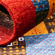 Tapis Gabbeh - Loribaft Persan - Royal - 146 x 97 cm - multicolore