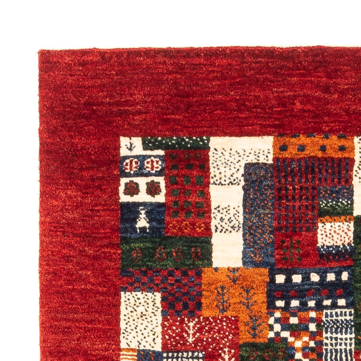 Tapis Gabbeh - Loribaft Persan - Royal - 120 x 80 cm - multicolore