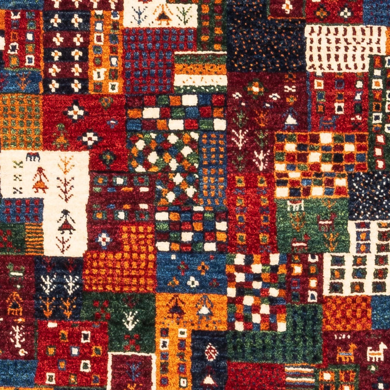 Tapis Gabbeh - Loribaft Persan - Royal - 122 x 84 cm - multicolore