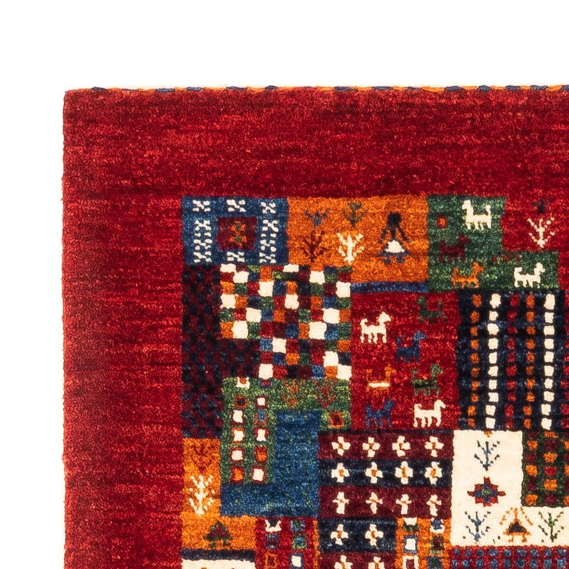 Tapis Gabbeh - Loribaft Persan - Royal - 122 x 84 cm - multicolore