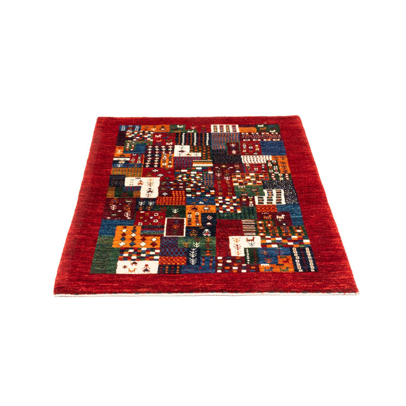 Tapis Gabbeh - Loribaft Persan - Royal - 122 x 84 cm - multicolore