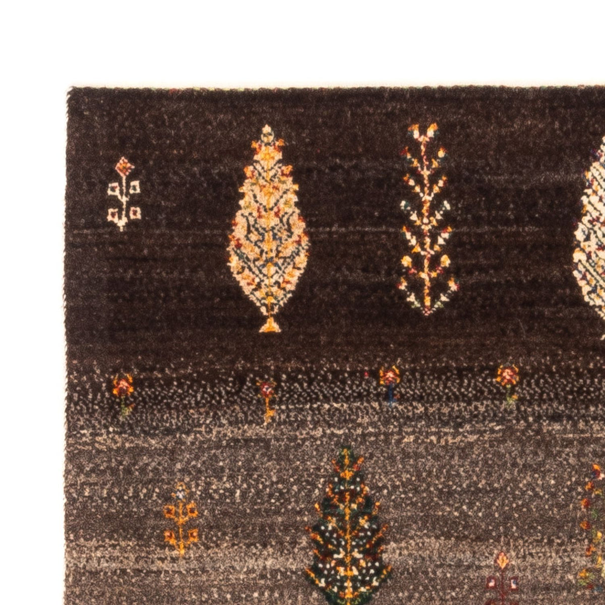 Tapis Gabbeh - Loribaft Persan - Royal - 125 x 88 cm - gris