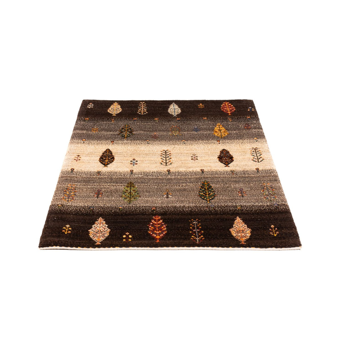 Tapis Gabbeh - Loribaft Persan - Royal - 125 x 88 cm - gris