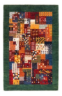 Tapis Gabbeh - Loribaft Persan - Royal - 128 x 85 cm - multicolore