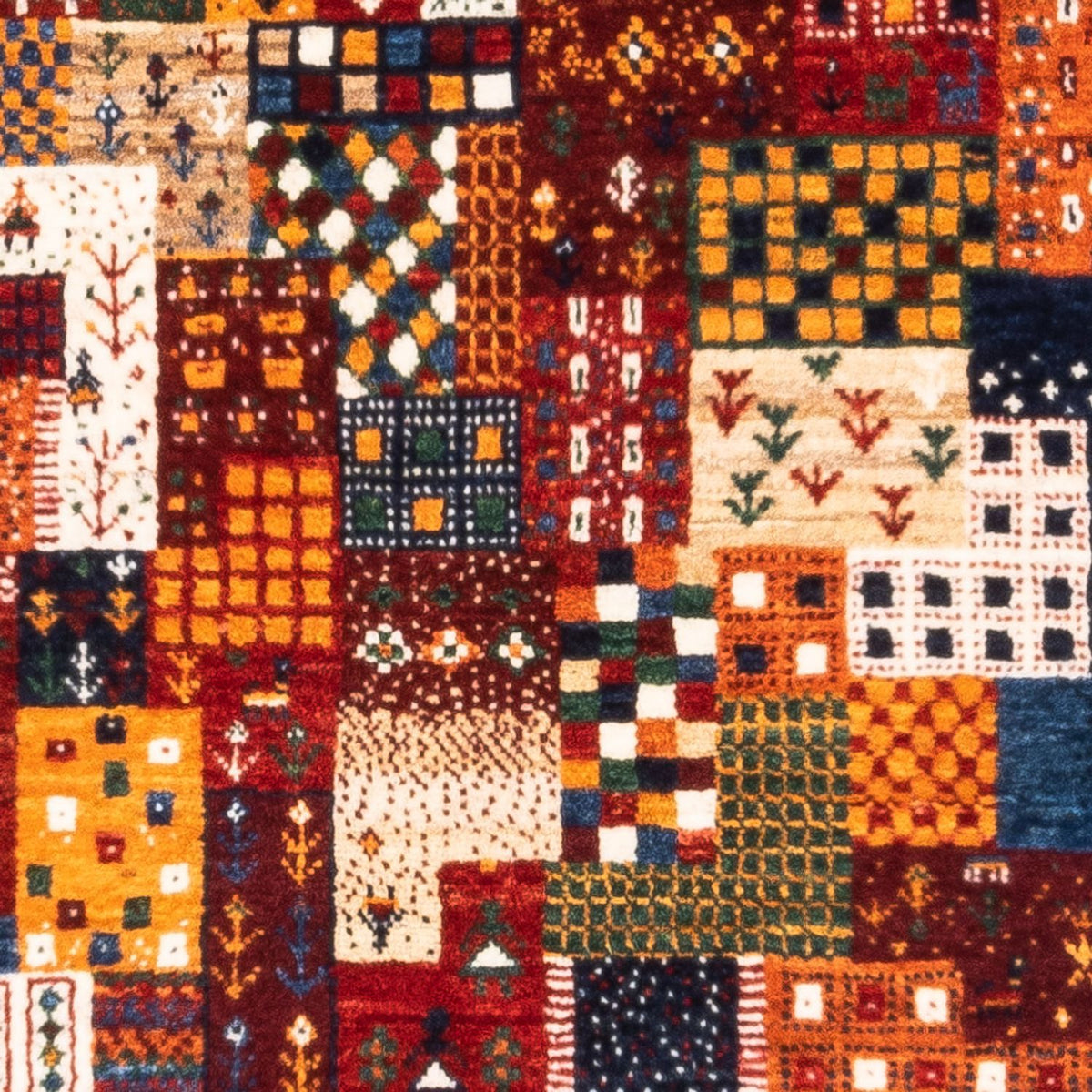 Tapis Gabbeh - Loribaft Persan - Royal - 128 x 85 cm - multicolore