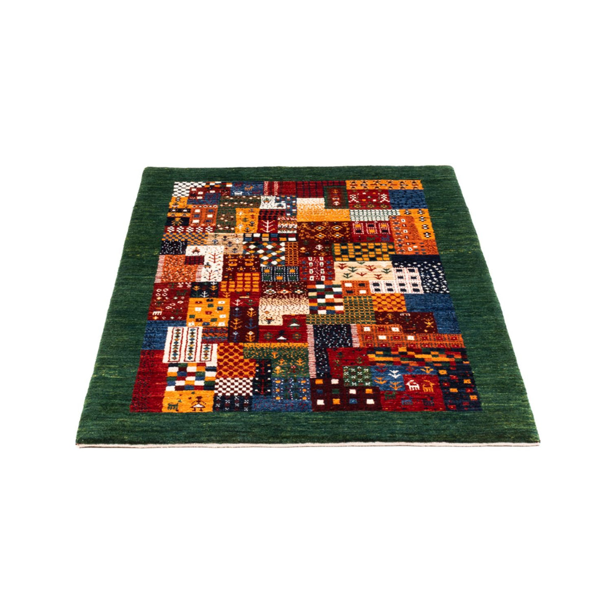 Tapis Gabbeh - Loribaft Persan - Royal - 128 x 85 cm - multicolore