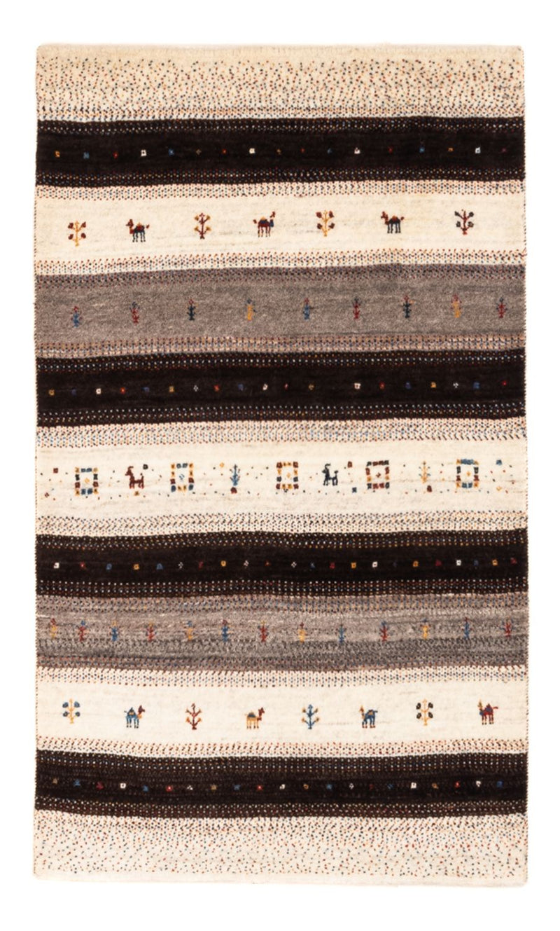 Tapis Gabbeh - Loribaft Persan - Royal - 134 x 84 cm - marron