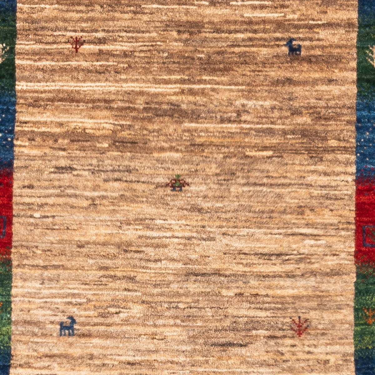 Tapis Gabbeh - Loribaft Persan - Royal - 136 x 85 cm - multicolore