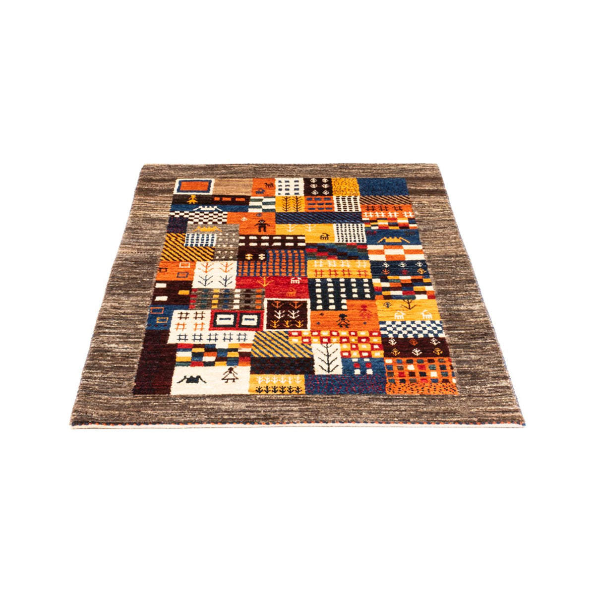 Tapis Gabbeh - Loribaft Persan - Royal - 120 x 83 cm - multicolore