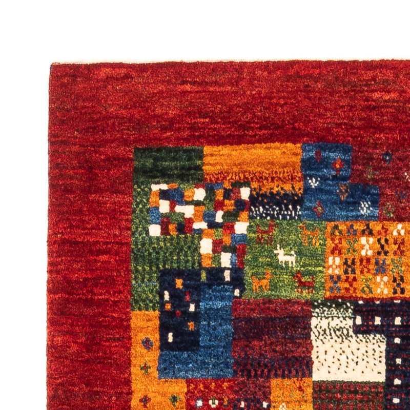 Tapis Gabbeh - Loribaft Persan - Royal - 120 x 87 cm - multicolore