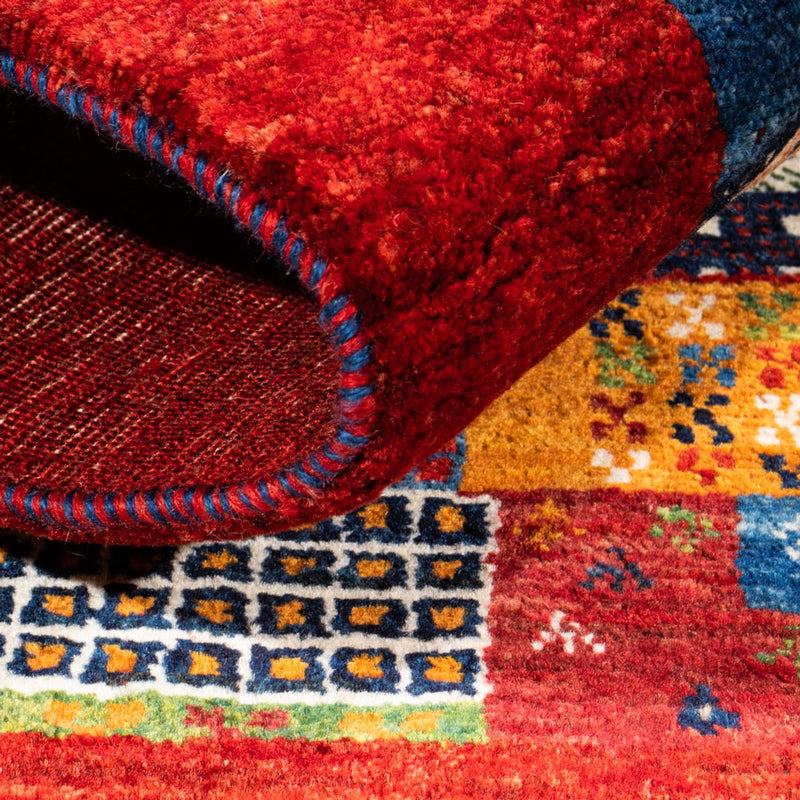 Tapis Gabbeh - Loribaft Persan - Royal - 120 x 87 cm - multicolore