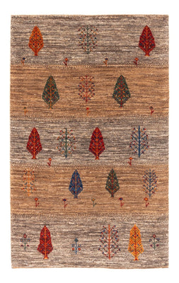 Tapis Gabbeh - Loribaft Persan - Royal - 123 x 81 cm - multicolore