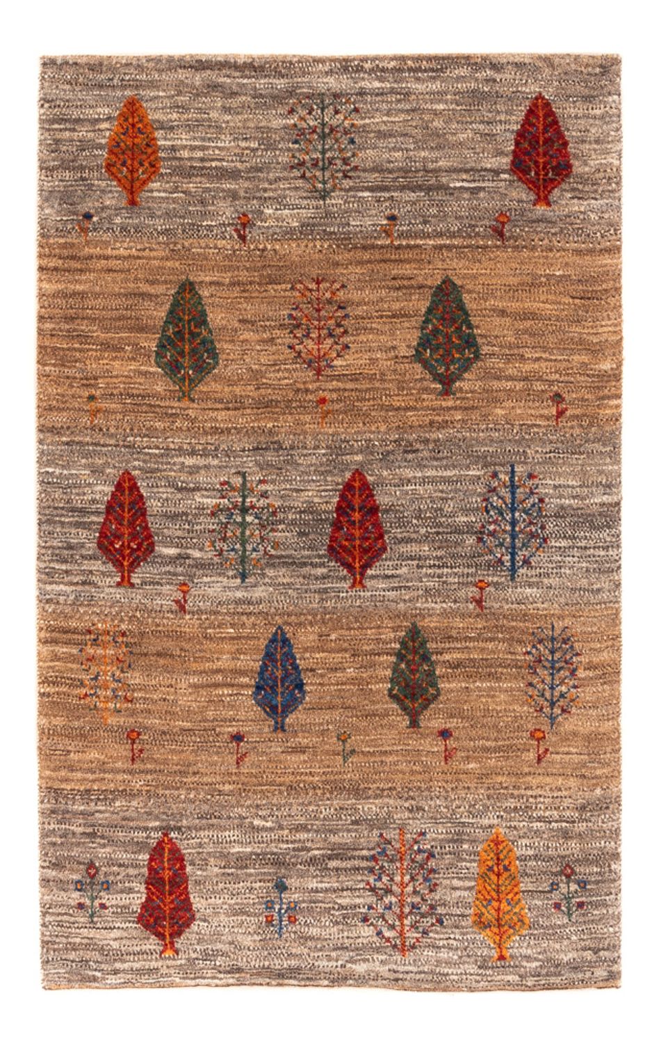 Tapis Gabbeh - Loribaft Persan - Royal - 123 x 81 cm - multicolore