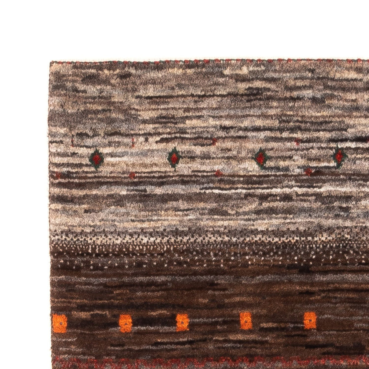 Tapis Gabbeh - Loribaft Persan - Royal - 134 x 84 cm - gris