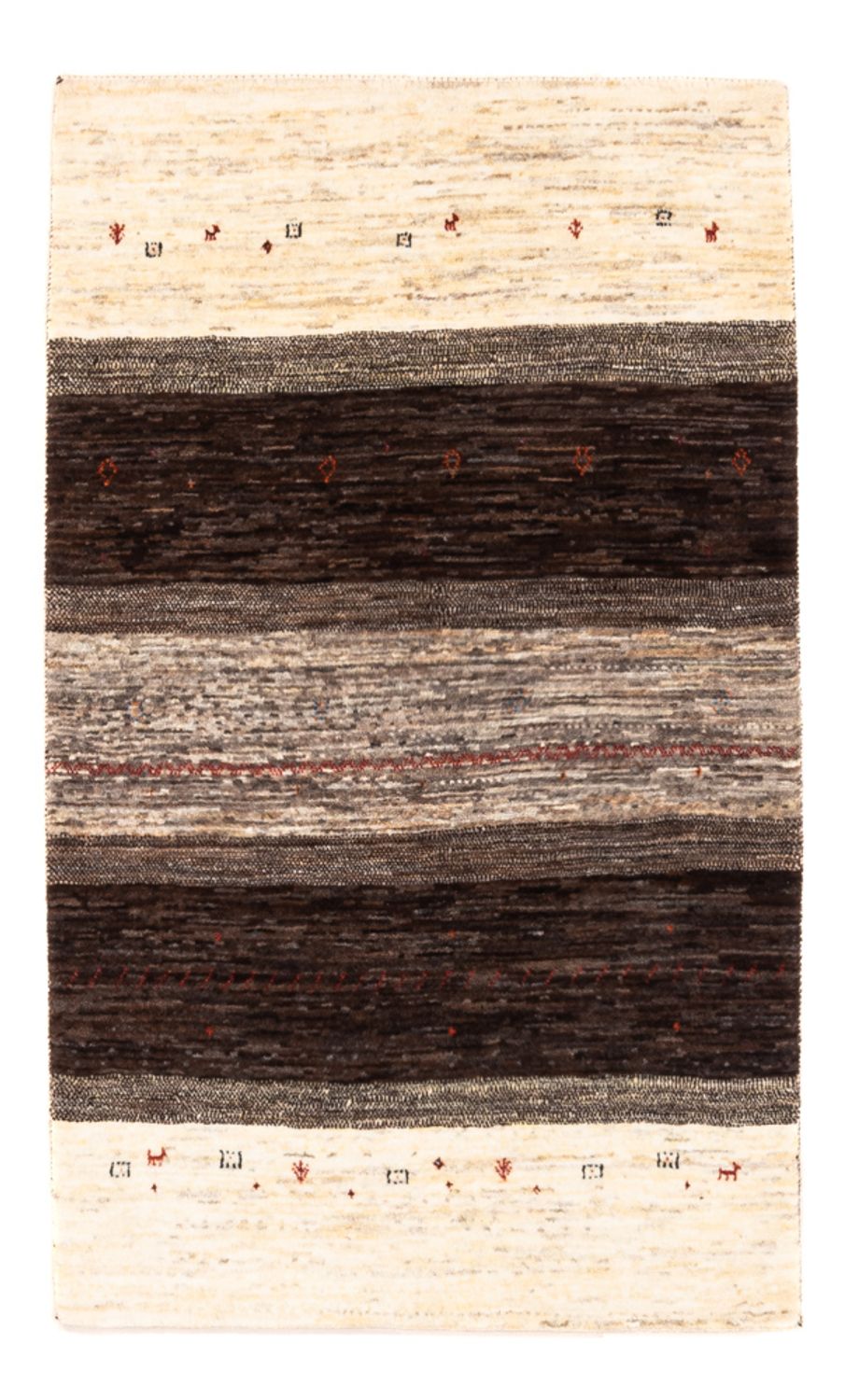 Tapis Gabbeh - Loribaft Persan - Royal - 134 x 84 cm - multicolore