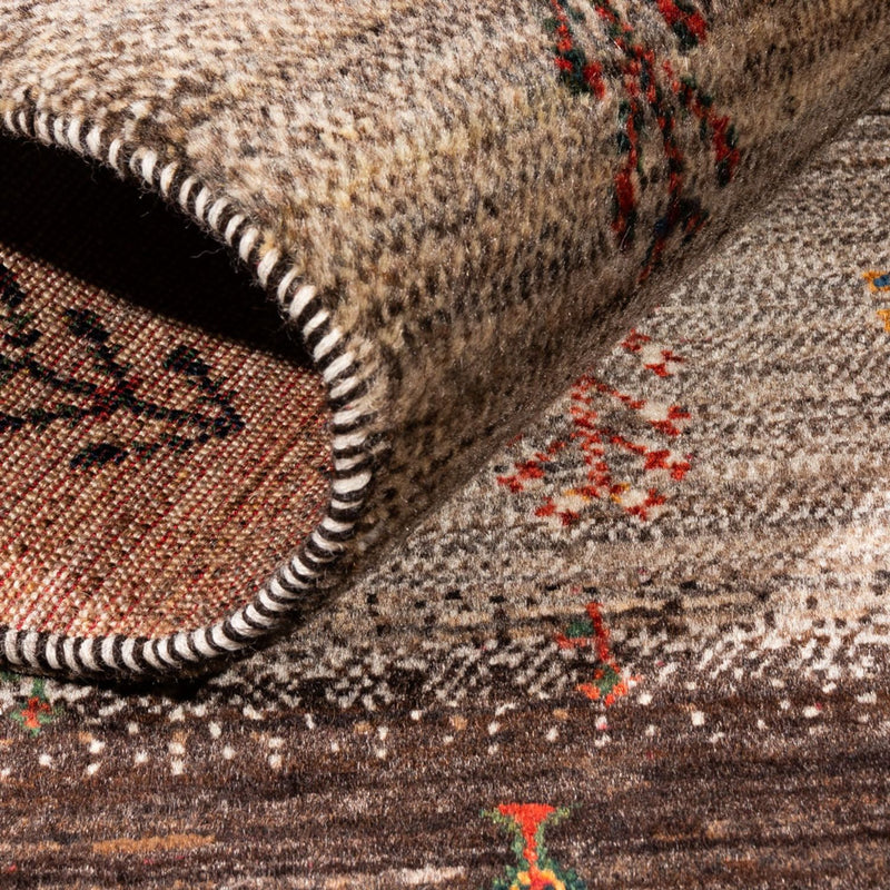 Tapis Gabbeh - Loribaft Persan - Royal - 137 x 90 cm - multicolore