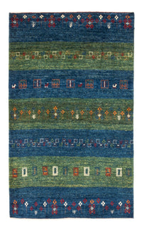 Tapis Gabbeh - Loribaft Persan - Royal - 130 x 85 cm - bleu