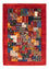 Tapis Gabbeh - Loribaft Persan - Royal - 122 x 86 cm - multicolore