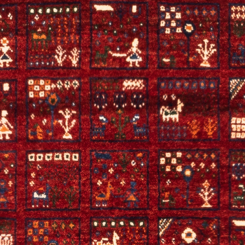 Tapis Gabbeh - Loribaft Persan - Royal - 133 x 83 cm - multicolore