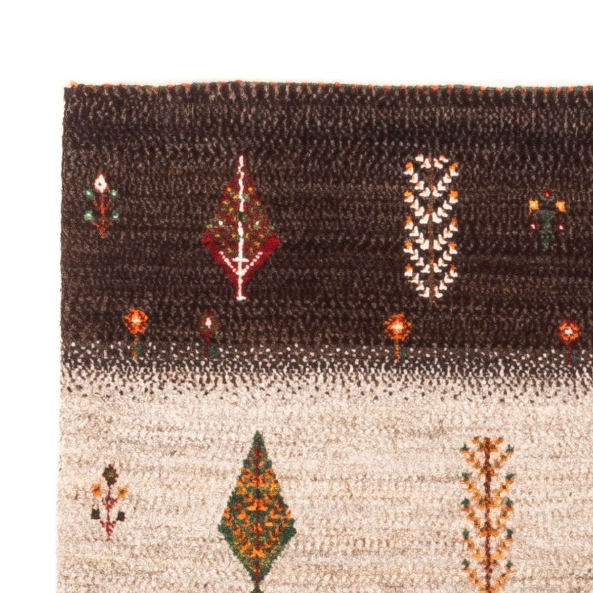 Tapis Gabbeh - Loribaft Persan - Royal - 126 x 84 cm - gris