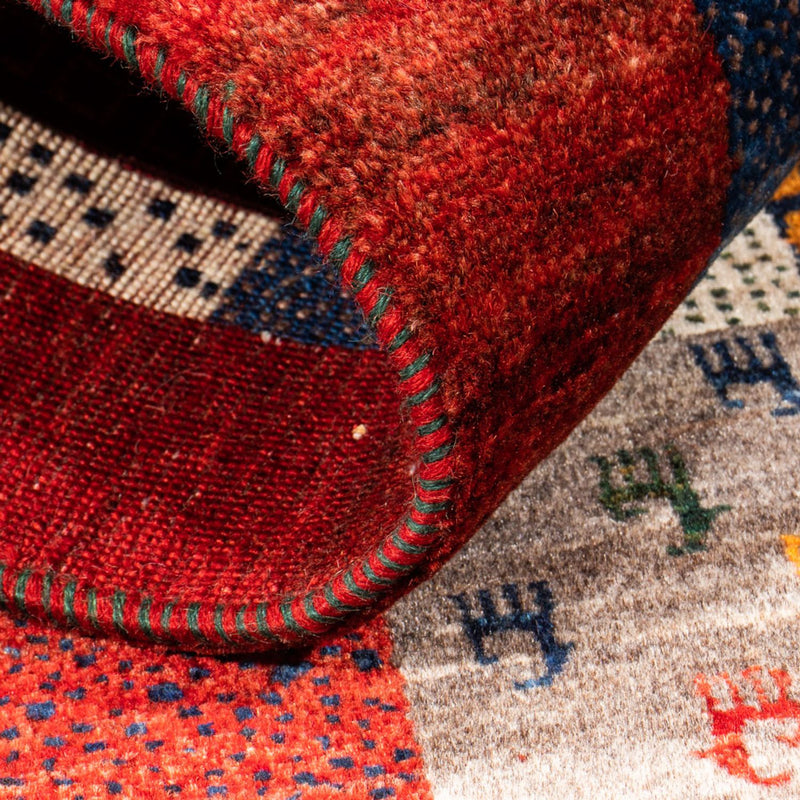 Tapis Gabbeh - Loribaft Persan - Royal - 130 x 83 cm - multicolore
