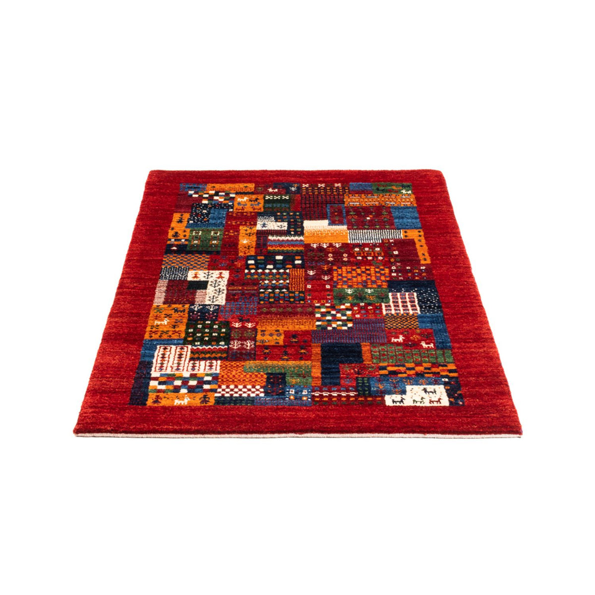 Tapis Gabbeh - Loribaft Persan - Royal - 130 x 83 cm - multicolore