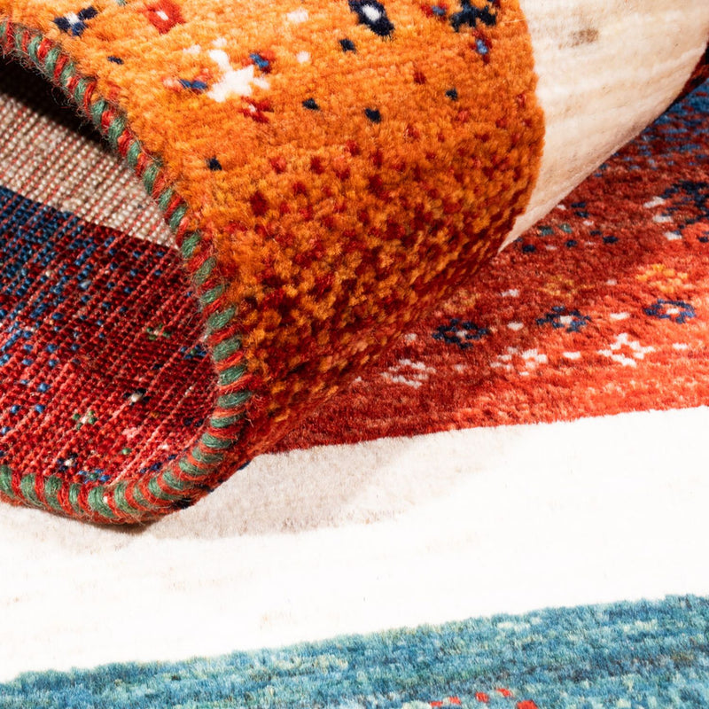 Tapis Gabbeh - Loribaft Persan - Royal - 140 x 84 cm - multicolore