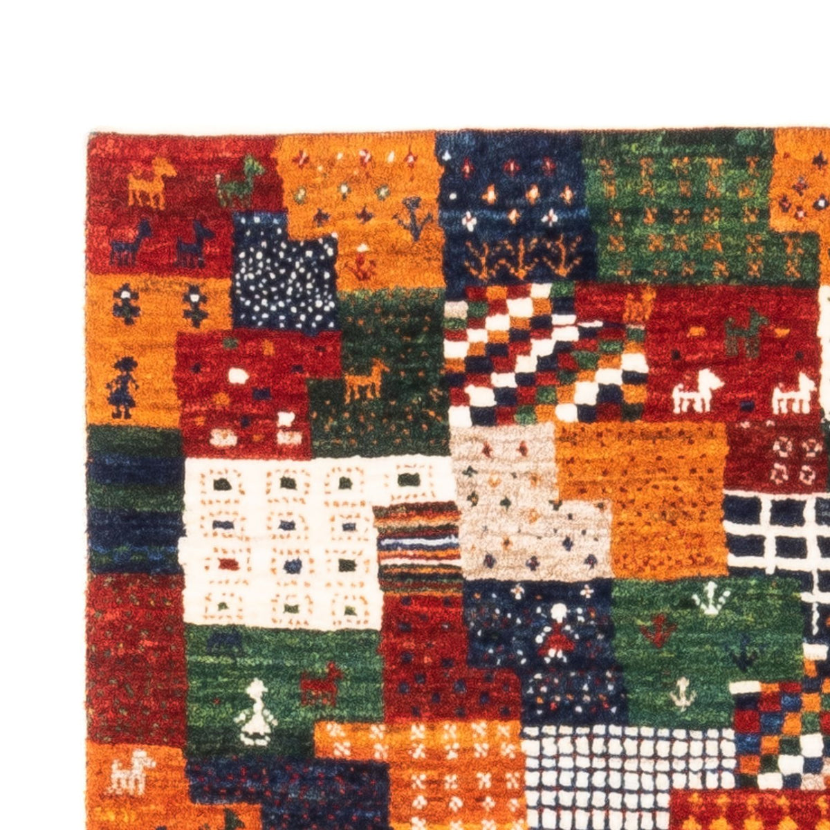 Tapis Gabbeh - Loribaft Persan - Royal - 125 x 80 cm - multicolore