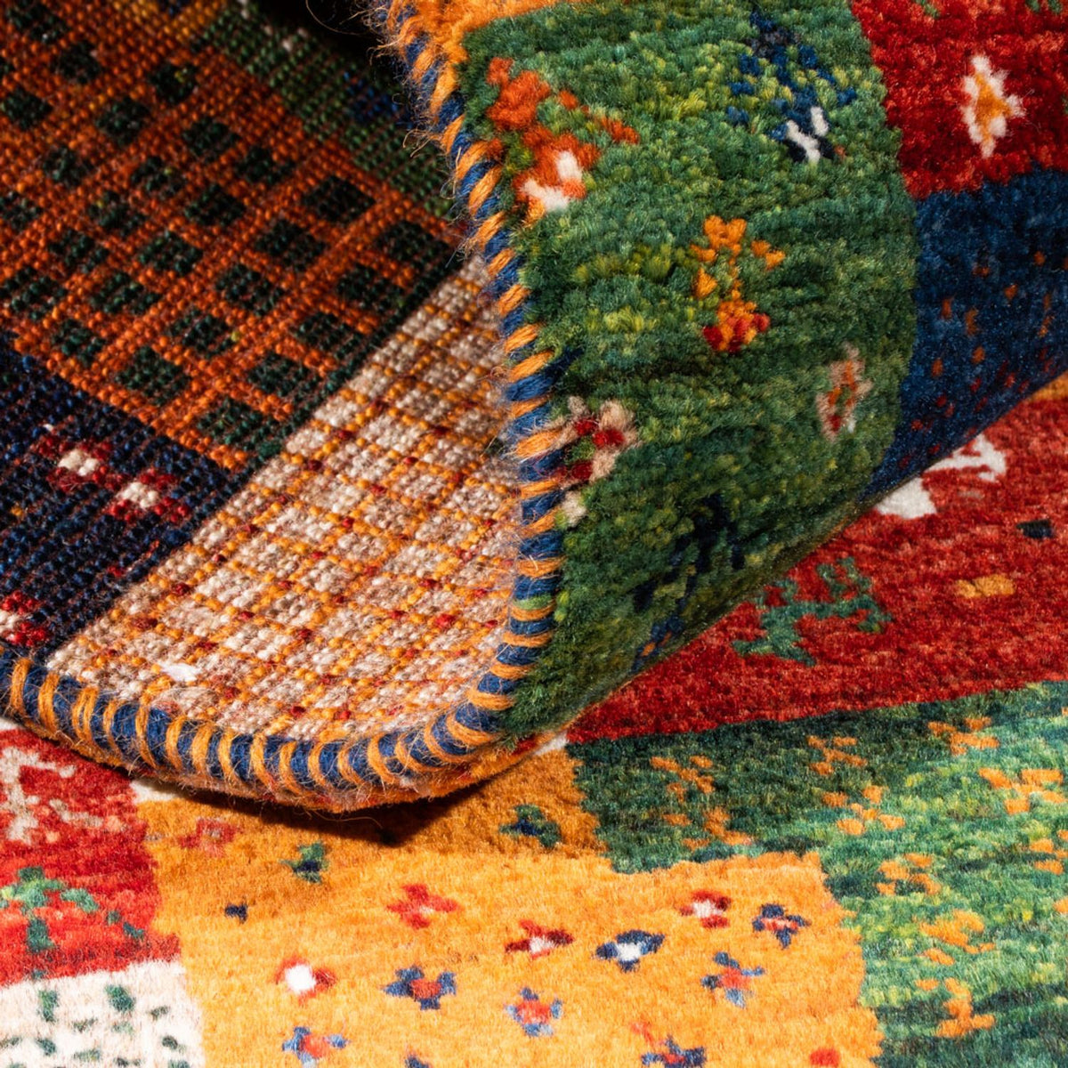 Tapis Gabbeh - Loribaft Persan - Royal - 125 x 80 cm - multicolore