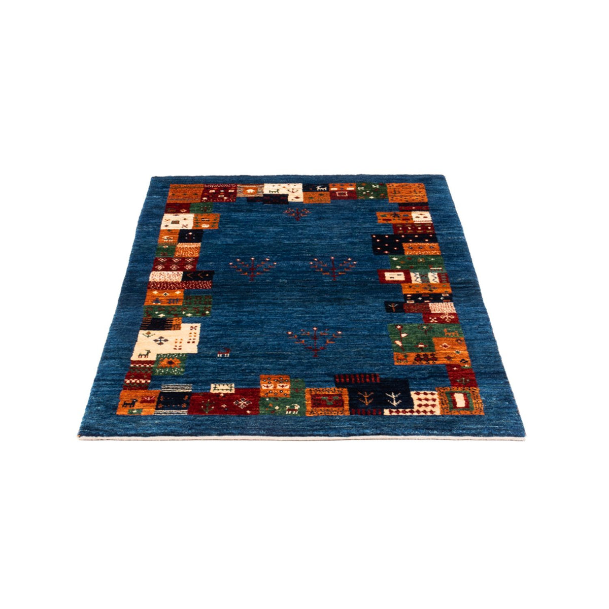 Tapis Gabbeh - Loribaft Persan - Royal - 128 x 83 cm - multicolore