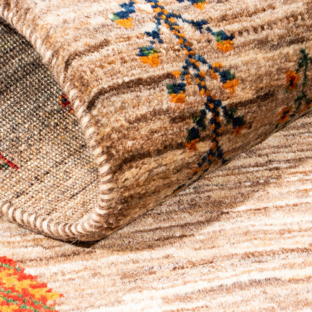 Tapis Gabbeh - Loribaft Persan - Royal - 133 x 81 cm - multicolore