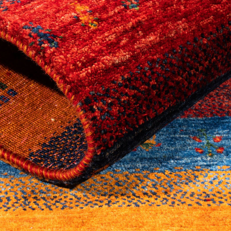 Tapis Gabbeh - Loribaft Persan - Royal - 137 x 86 cm - multicolore