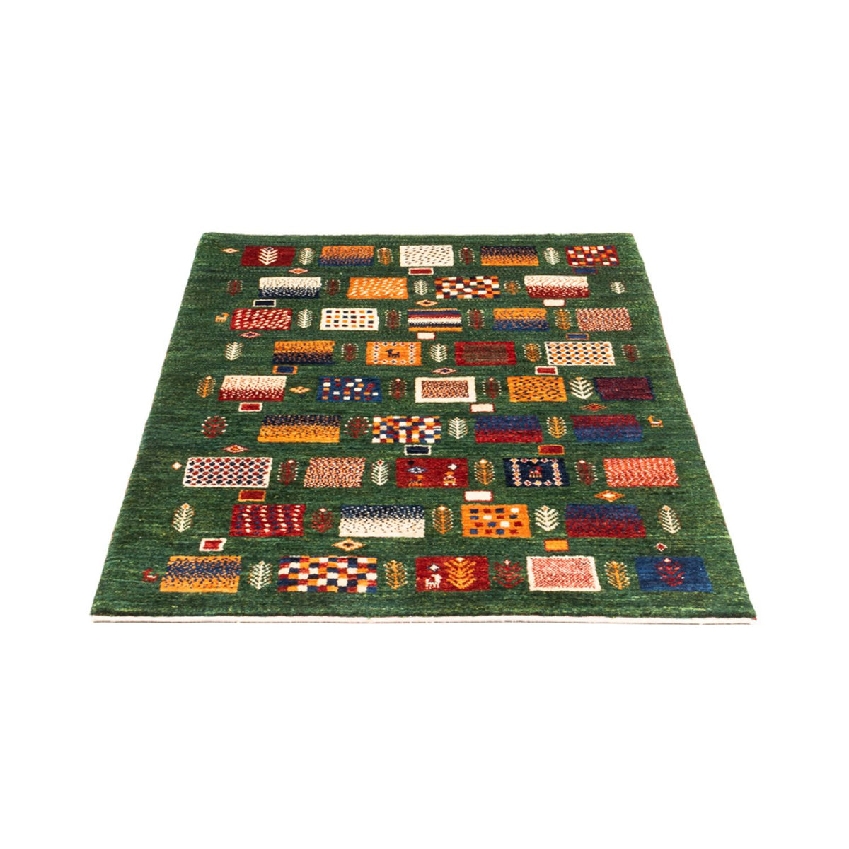 Tapis Gabbeh - Loribaft Persan - Royal - 117 x 83 cm - multicolore