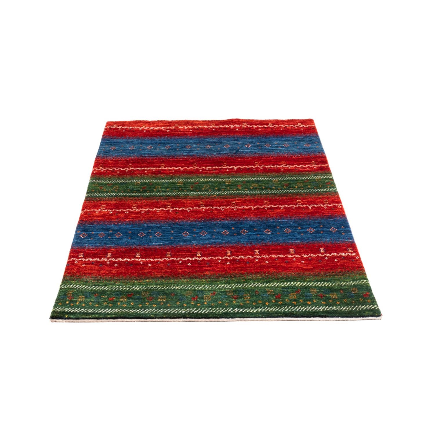 Tapis Gabbeh - Loribaft Persan - Royal - 140 x 85 cm - multicolore