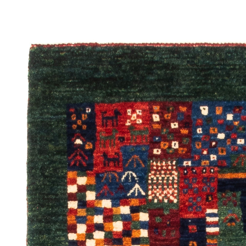 Tapis Gabbeh - Loribaft Persan - Royal - 134 x 82 cm - multicolore