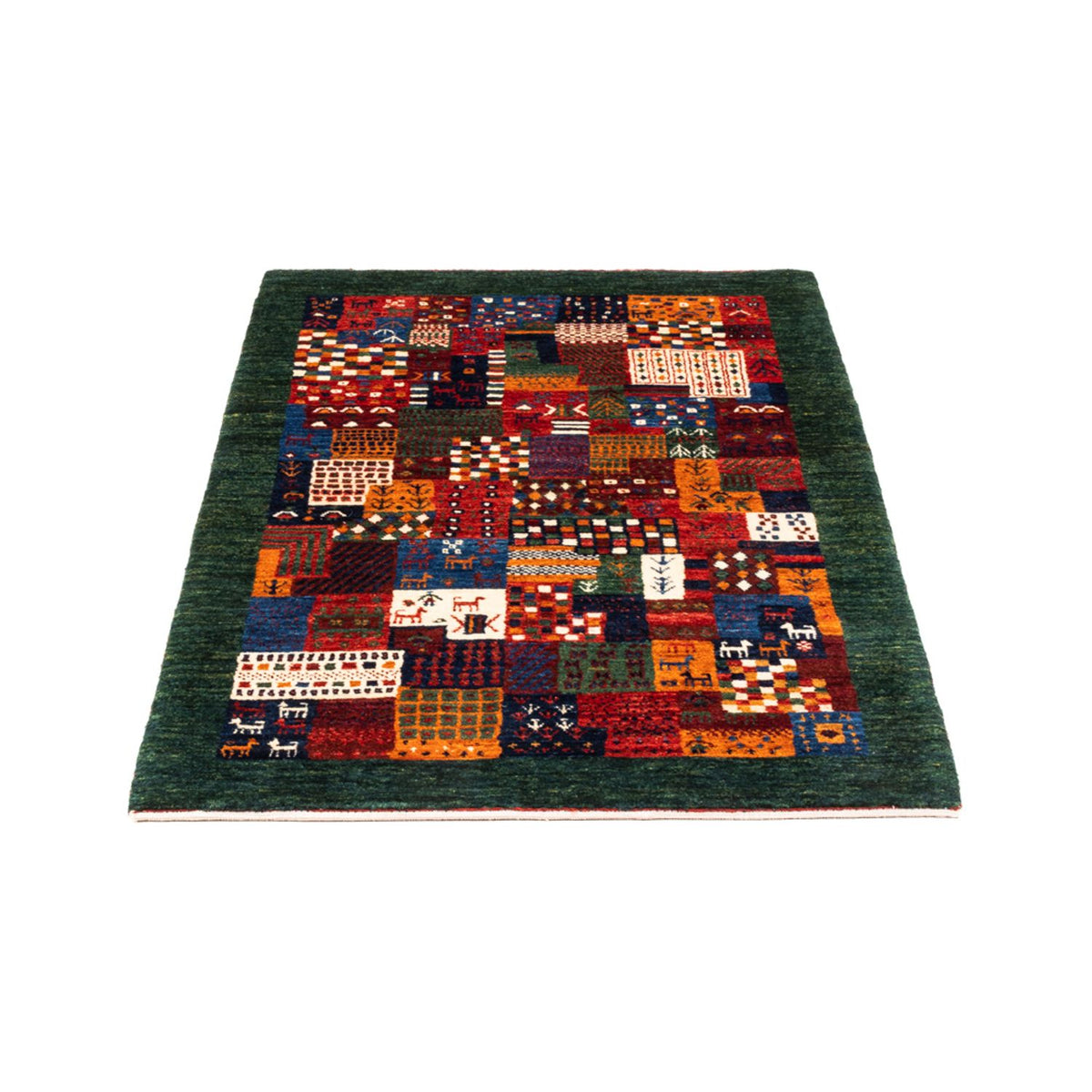 Tapis Gabbeh - Loribaft Persan - Royal - 134 x 82 cm - multicolore