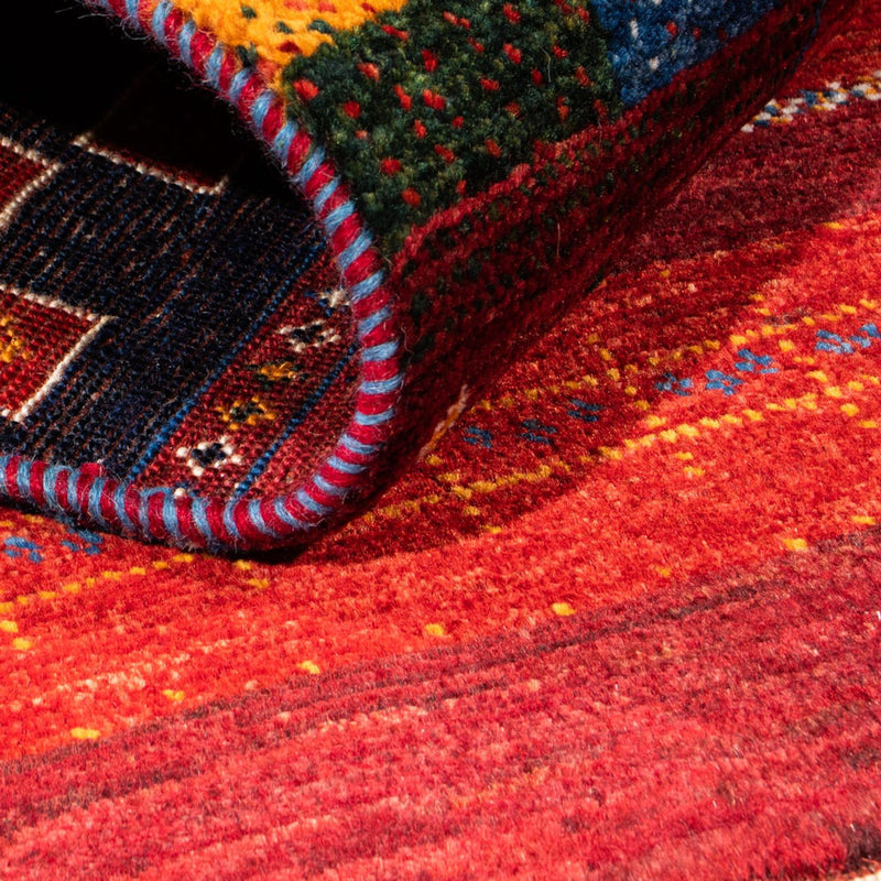 Tapis Gabbeh - Loribaft Persan - Royal - 121 x 81 cm - multicolore