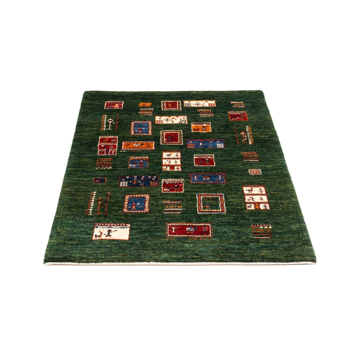 Tapis Gabbeh - Loribaft Persan - Royal - 135 x 83 cm - multicolore