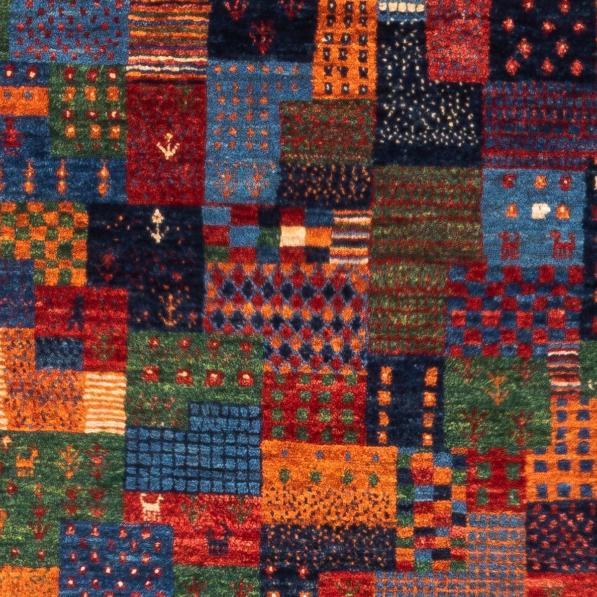 Tapis Gabbeh - Loribaft Persan - Royal - 133 x 87 cm - multicolore