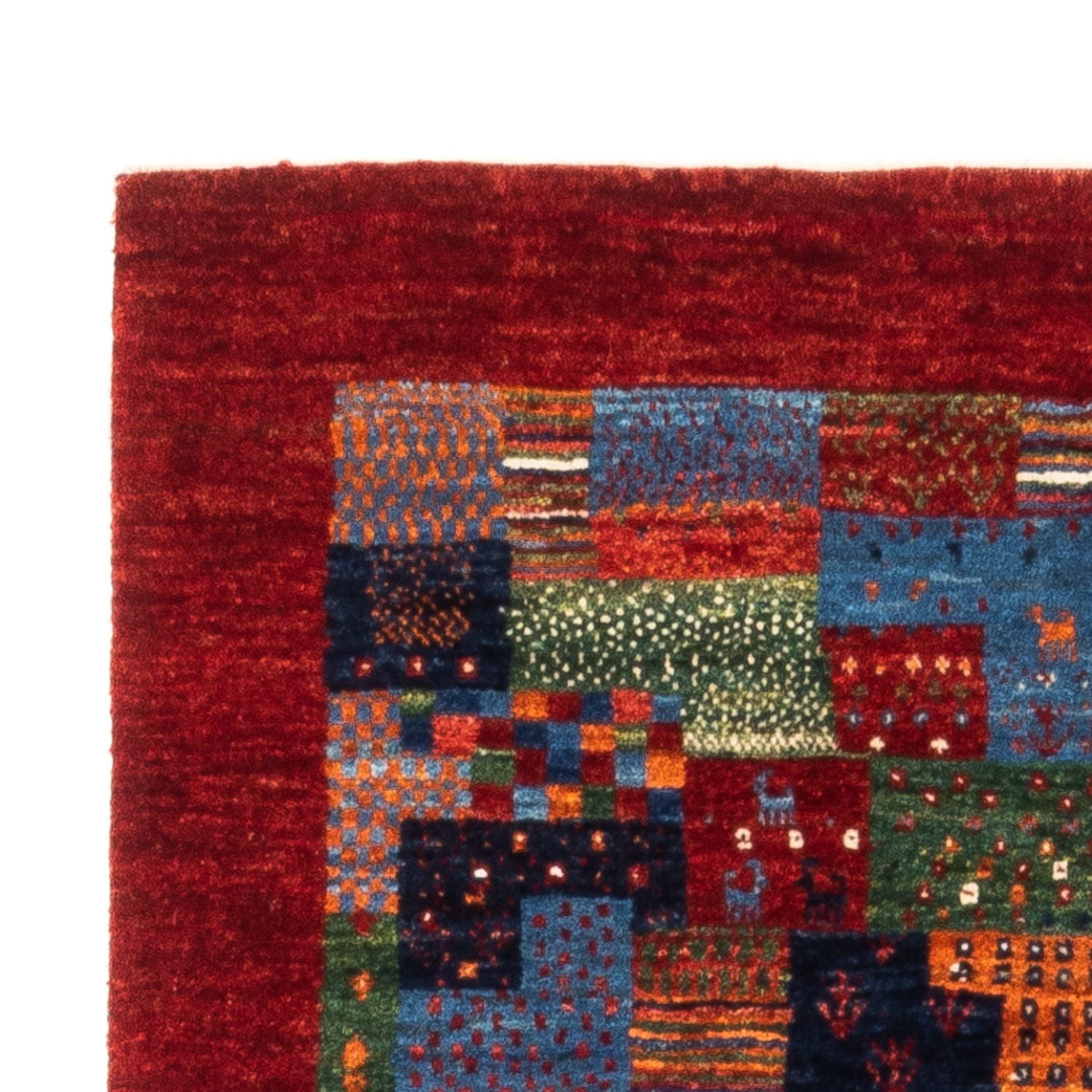 Tapis Gabbeh - Loribaft Persan - Royal - 133 x 87 cm - multicolore