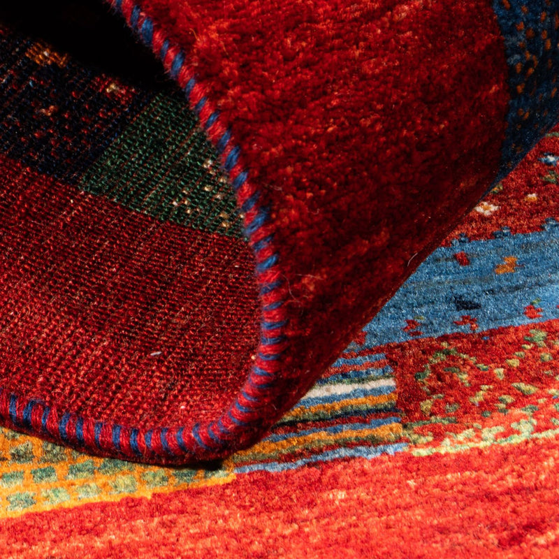 Tapis Gabbeh - Loribaft Persan - Royal - 133 x 87 cm - multicolore