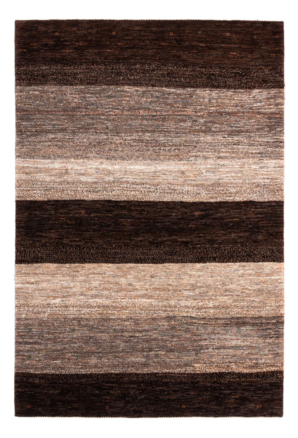 Tapis Gabbeh - Loribaft Persan - 195 x 134 cm - gris