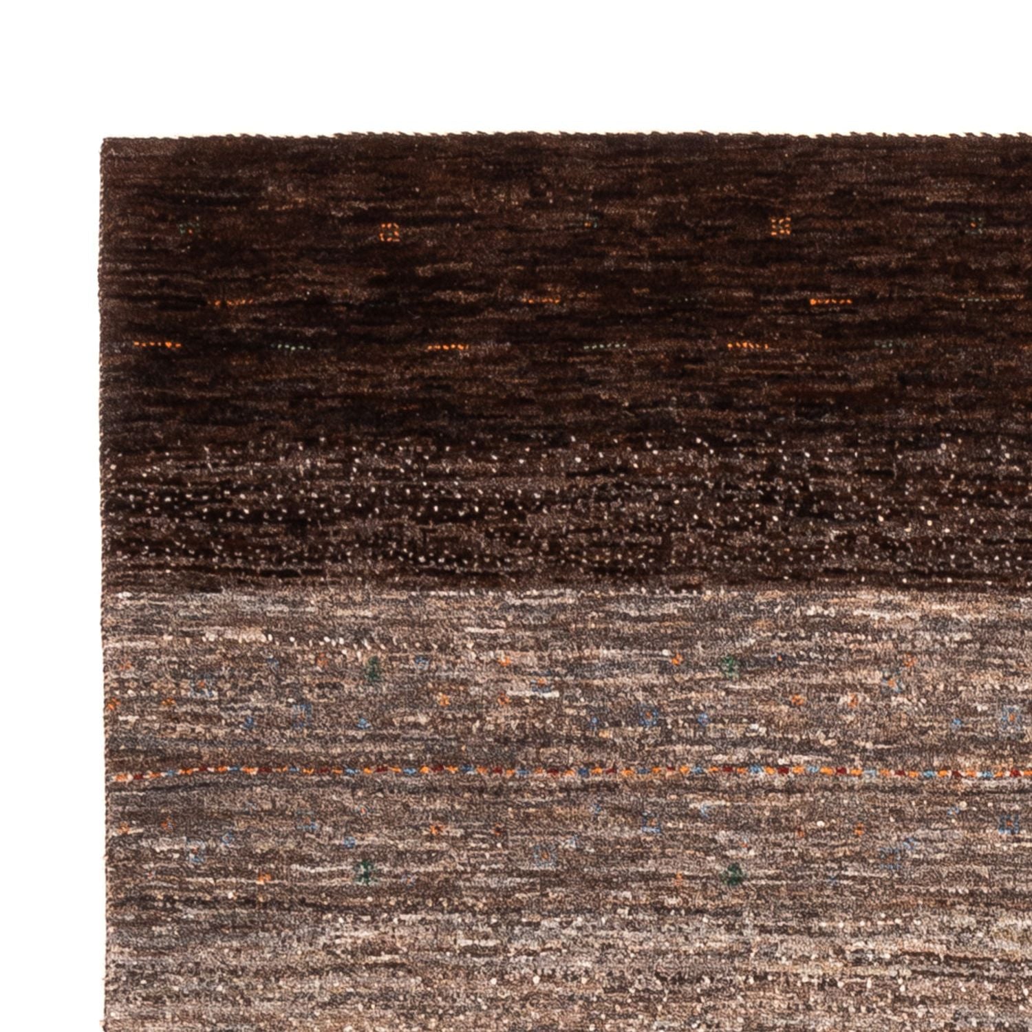 Tapis Gabbeh - Loribaft Persan - 195 x 134 cm - gris