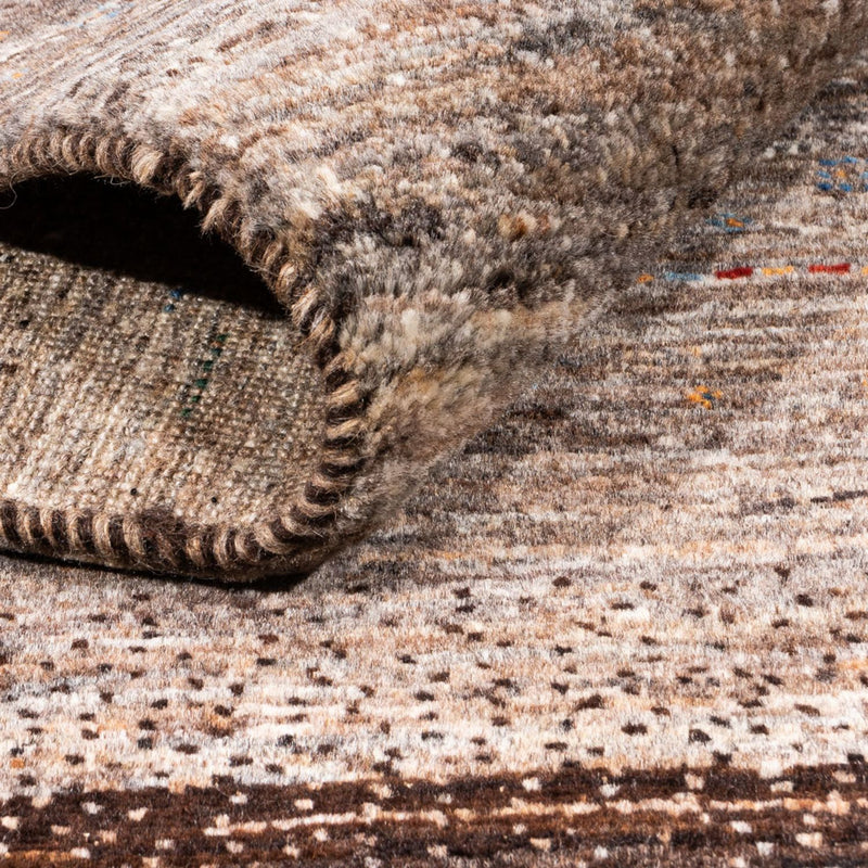 Tapis Gabbeh - Loribaft Persan - 195 x 134 cm - gris