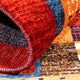 Tapis Gabbeh - Loribaft Persan - Royal - 143 x 101 cm - multicolore